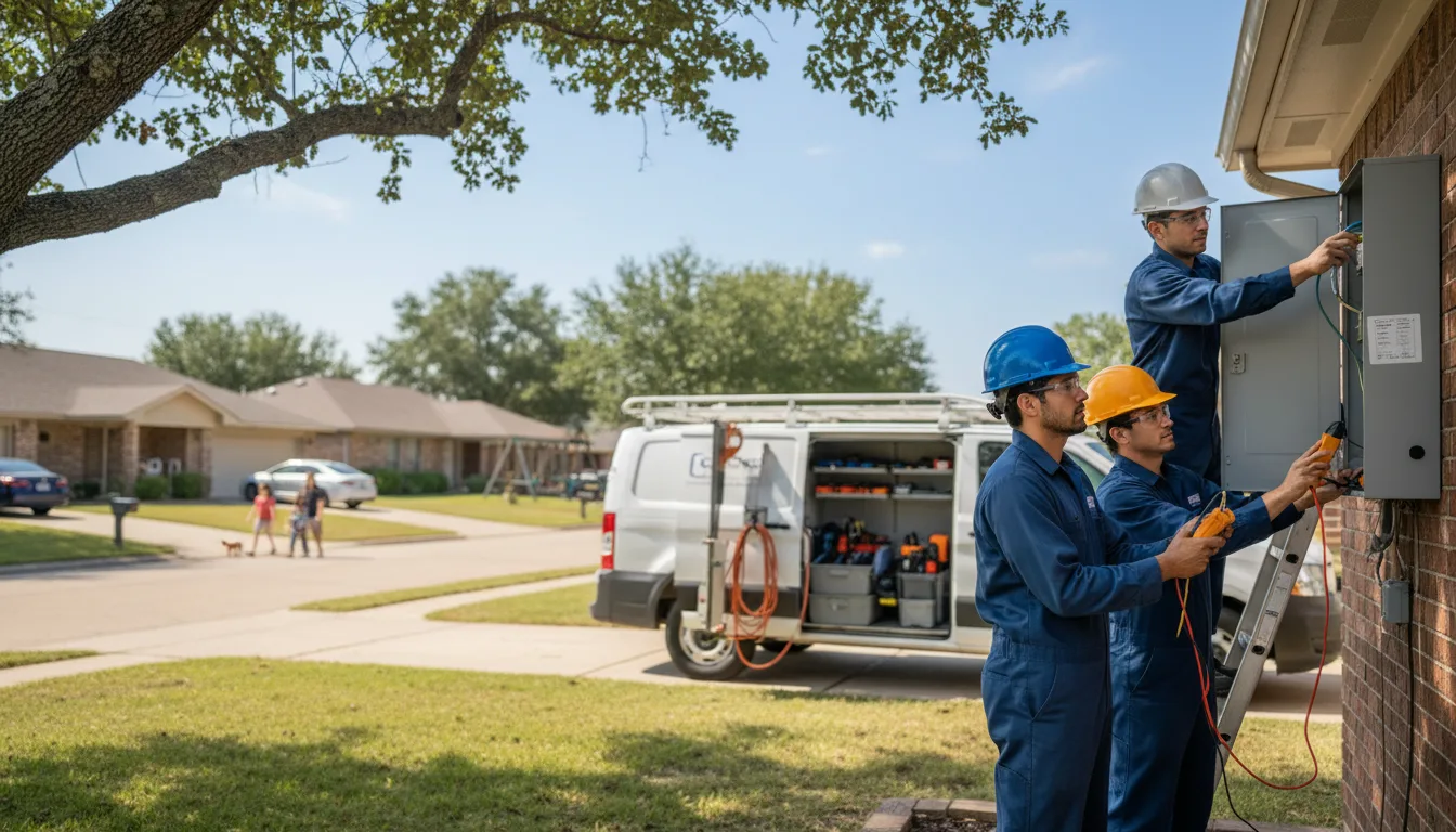 Certified electrician providing emergency electrical services in Windfall, IN